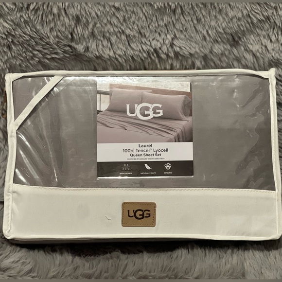 UGG Bedding New Ugg Laurel 0 Tencel Lyocell Queen Sheet Set Seal